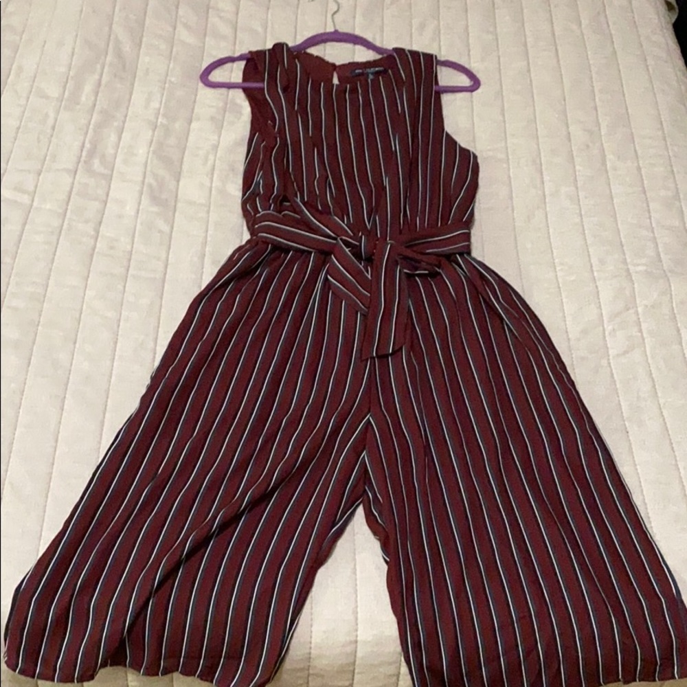 Striped jumpsuit